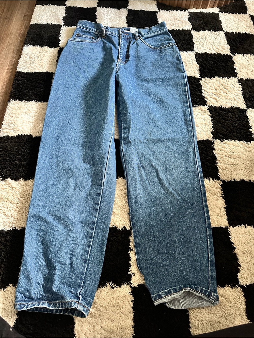 Vintage Bill Bass Relaxed Fit Blue Denim